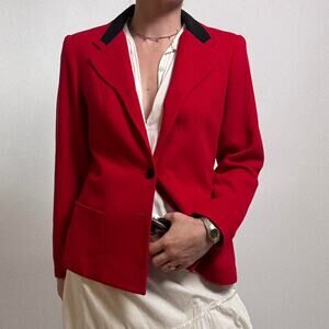 Vintage Alfred Dunner Red Blazer - size 6p